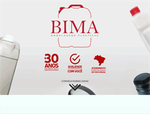 Tablet Screenshot of bima.com.br