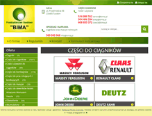 Tablet Screenshot of bima.pl